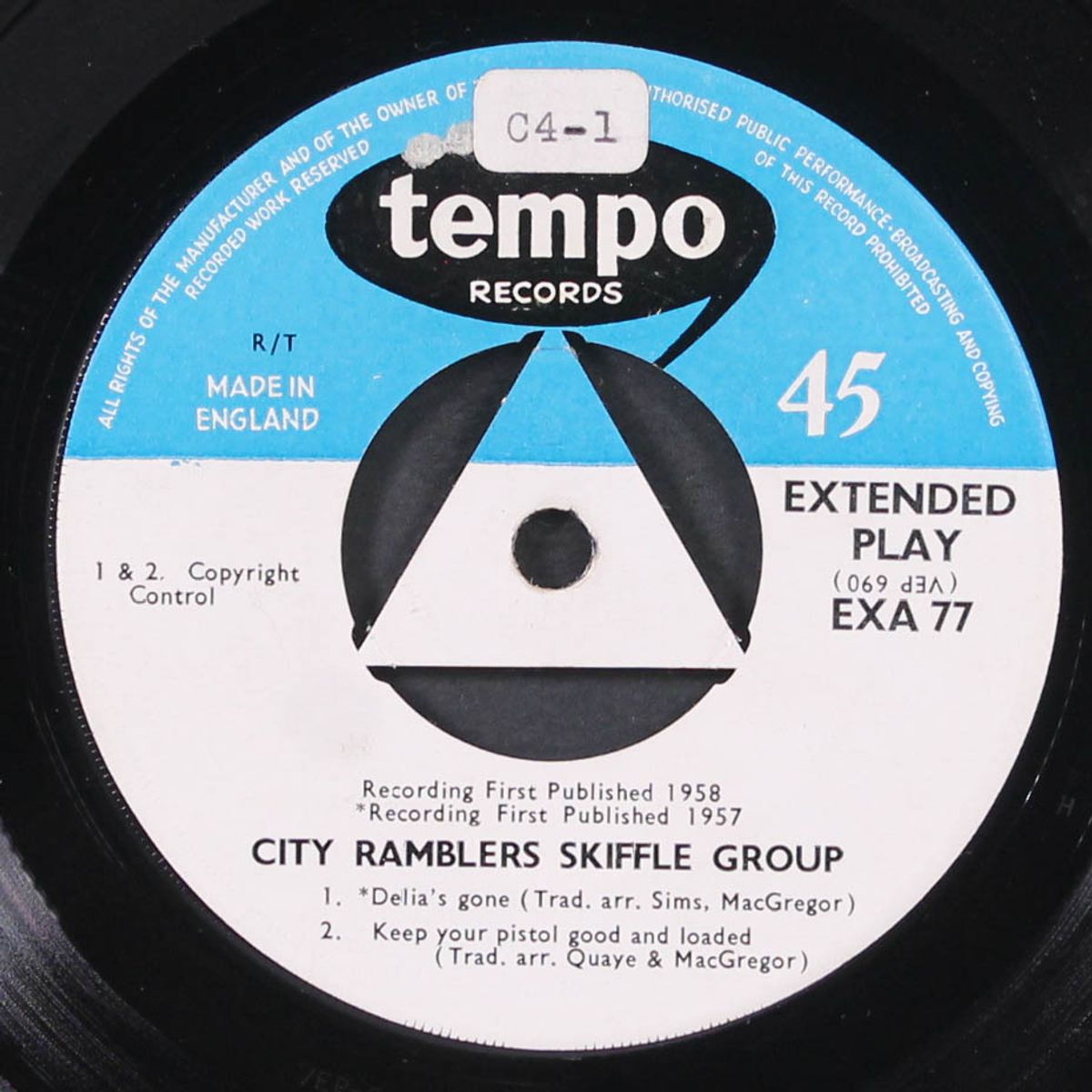 the city ramblers skiffle group by CITY RAMBLERS SKIFFLE GROUP