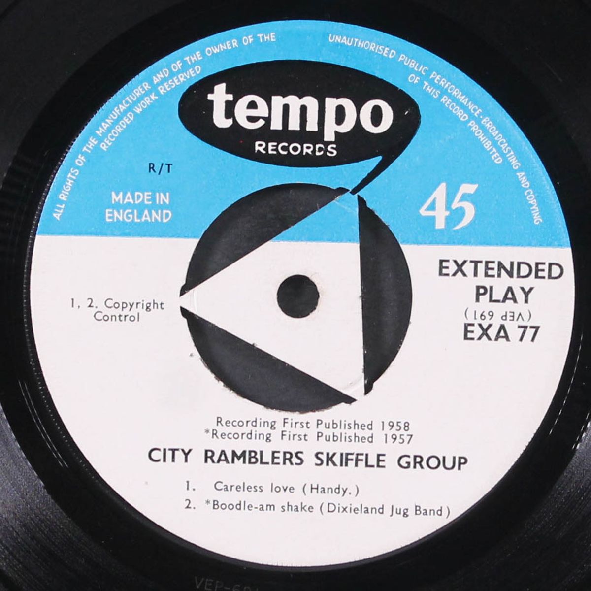 the city ramblers skiffle group by CITY RAMBLERS SKIFFLE GROUP