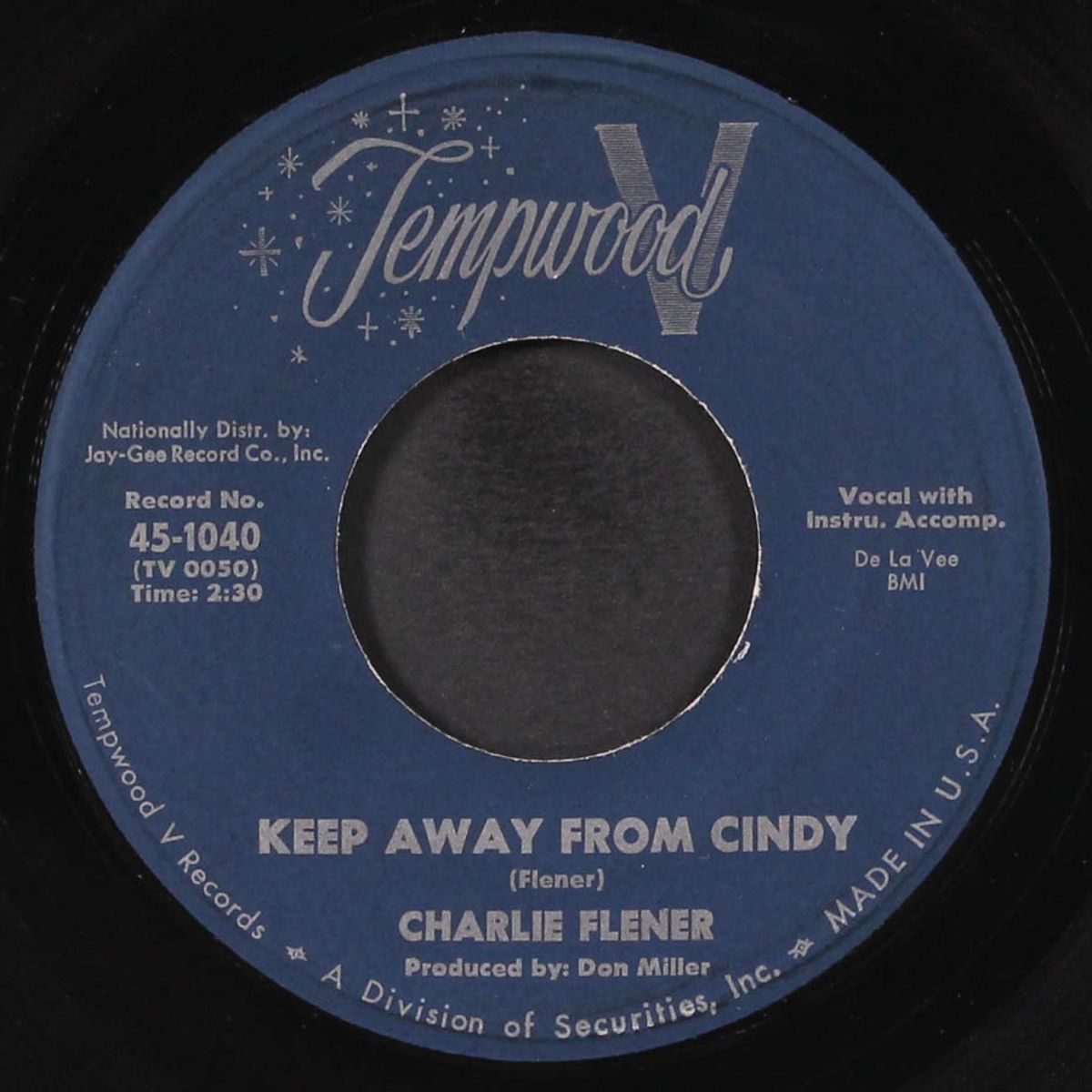 so in love with him / keep away from cindy by CHARLIE FLENER