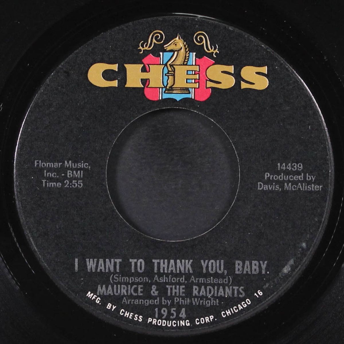 baby you've got it / i want to thank you, baby by MAURICE & RADIANTS