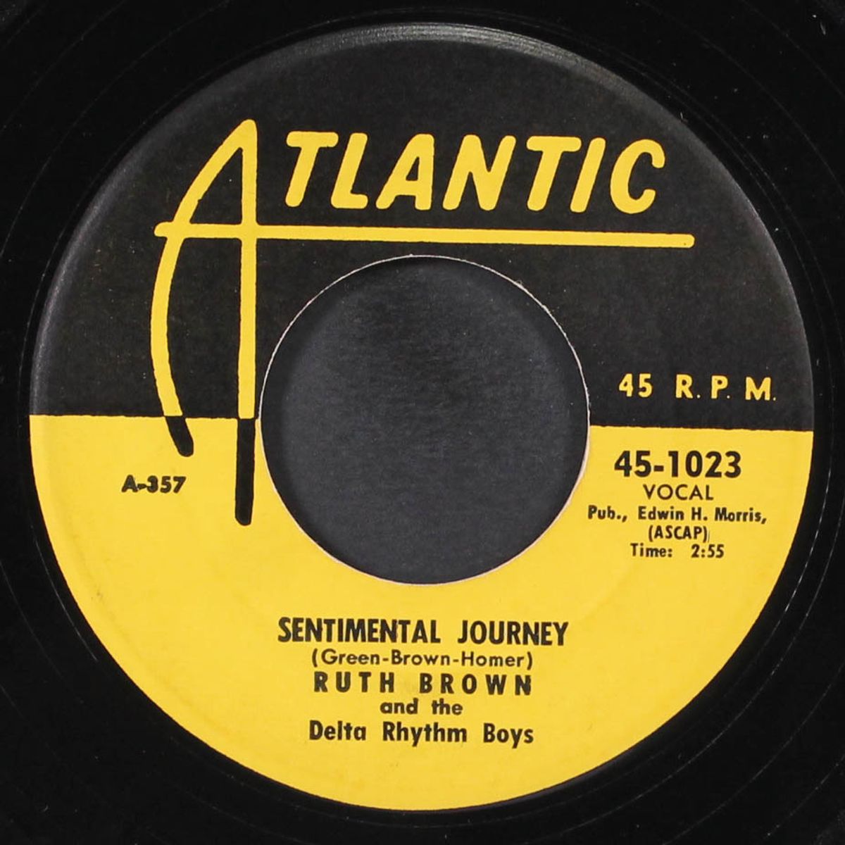 sentimental journey / it's all in your mind by RUTH BROWN & DELTA RHYTHM BOYS
