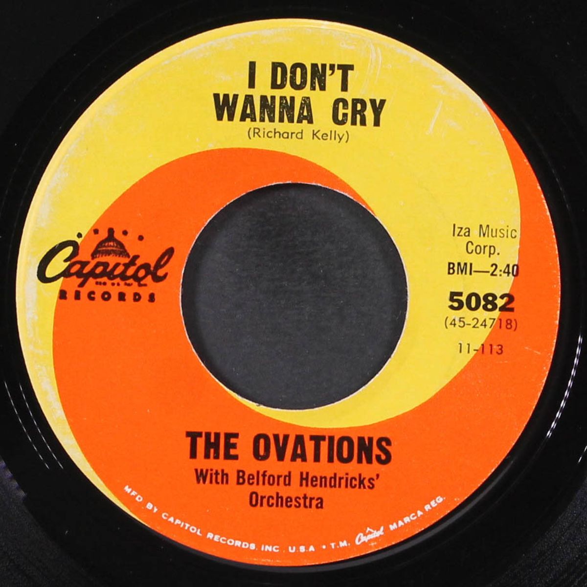 i don't wanna cry / loneliness never entered my mind by OVATIONS