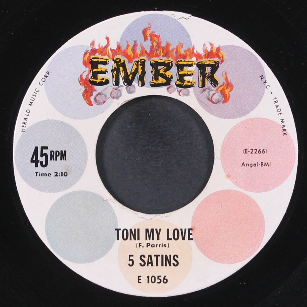 shadows / toni my love by FIVE SATINS