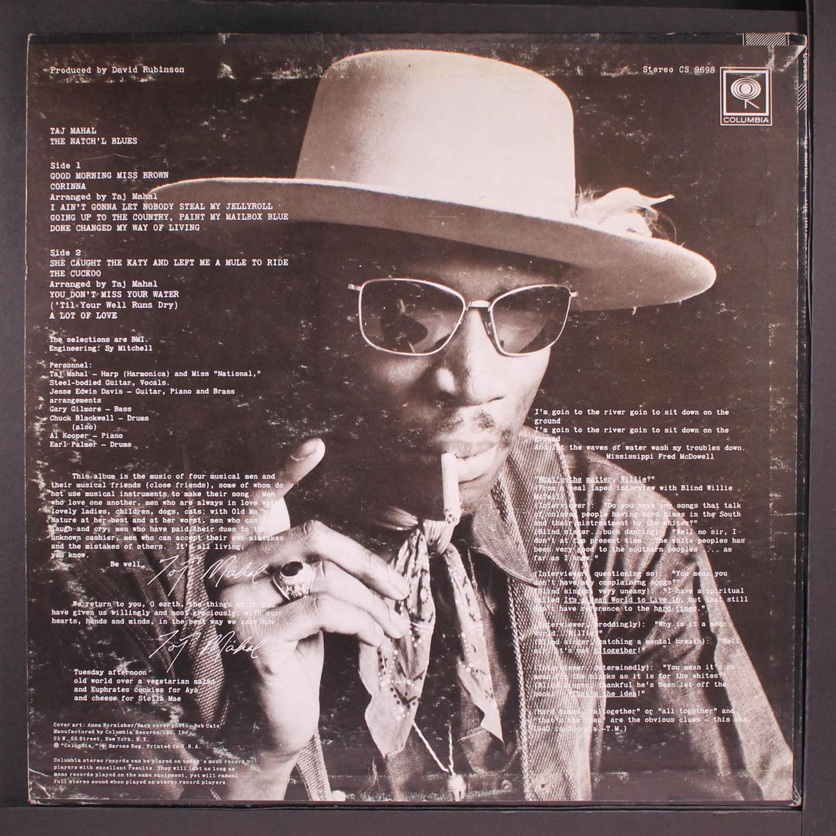 the natch'l blues by TAJ MAHAL