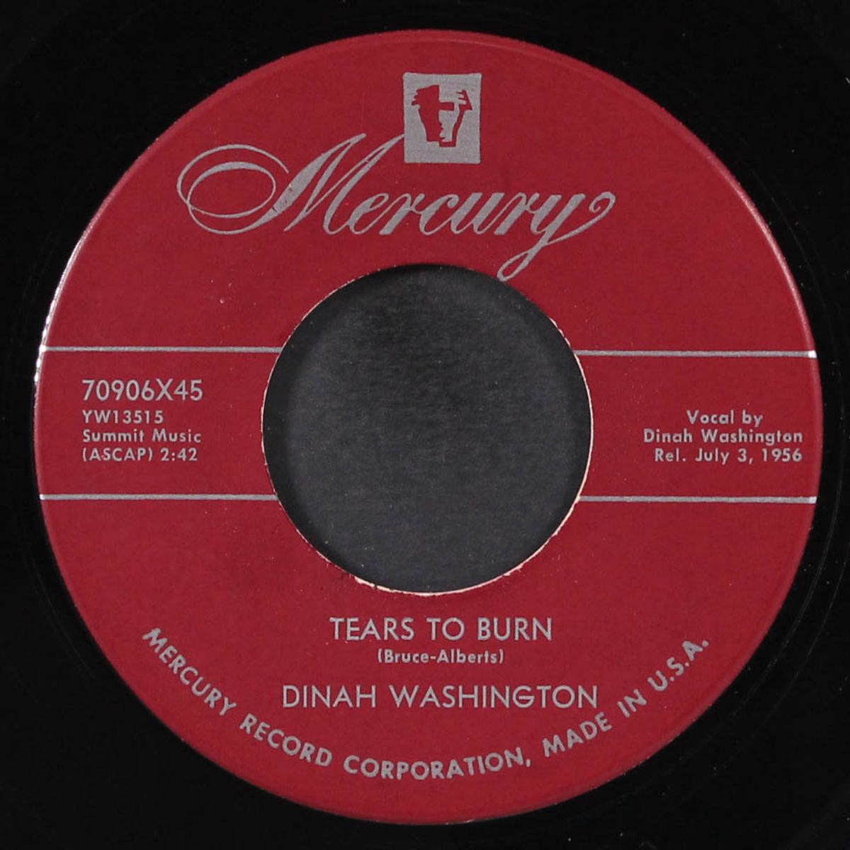 soft winds / tears to burn by DINAH WASHINGTON