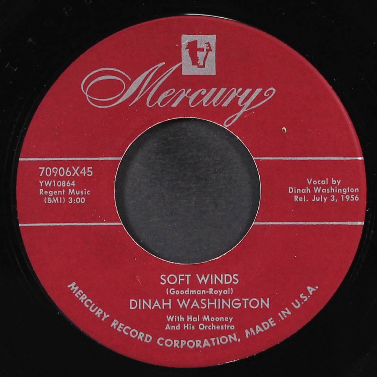 soft winds / tears to burn by DINAH WASHINGTON