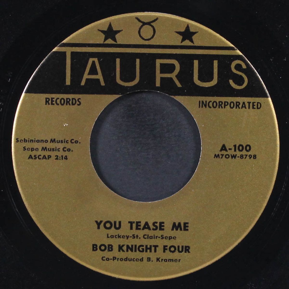 so so long / you tease me by BOB KNIGHT FOUR