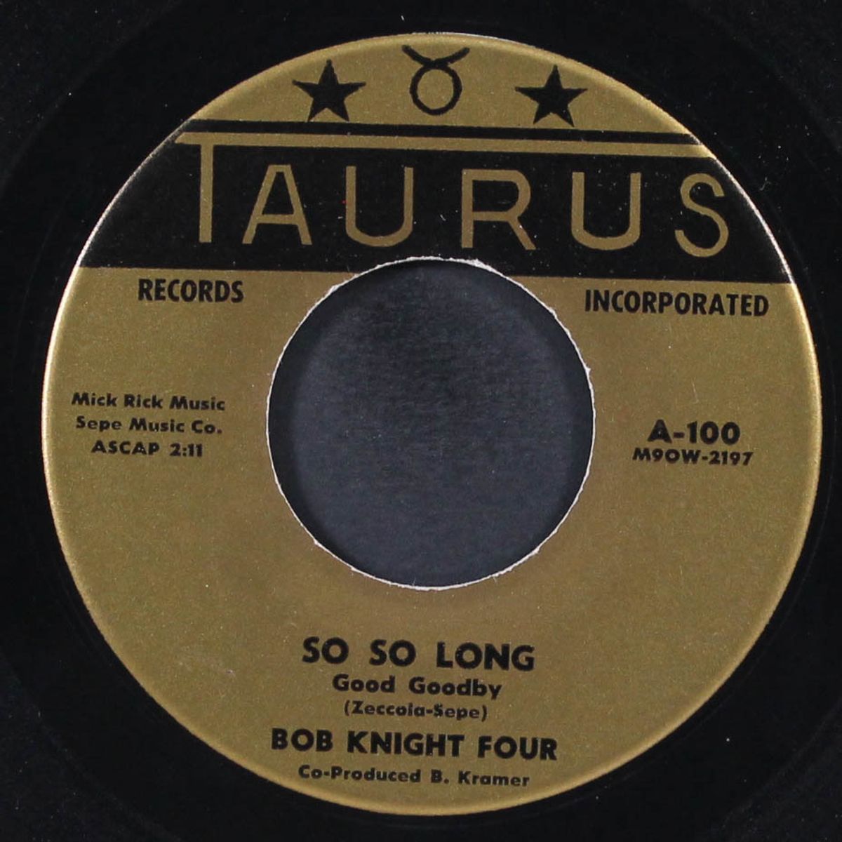 so so long / you tease me by BOB KNIGHT FOUR