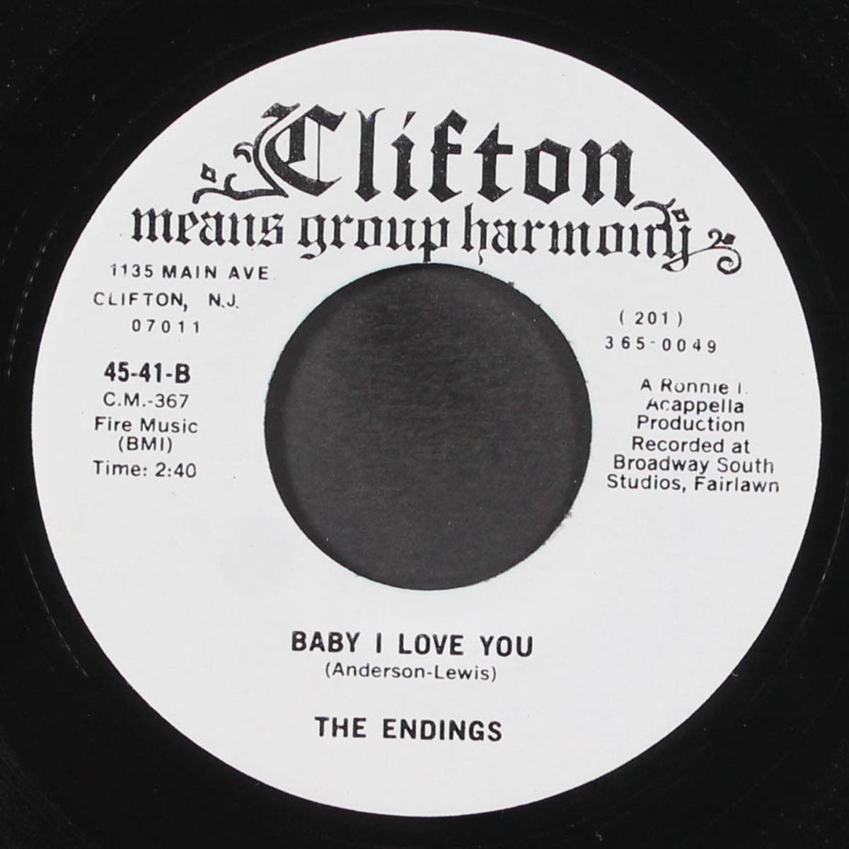 sure as the flowers / baby i love you by ENDINGS