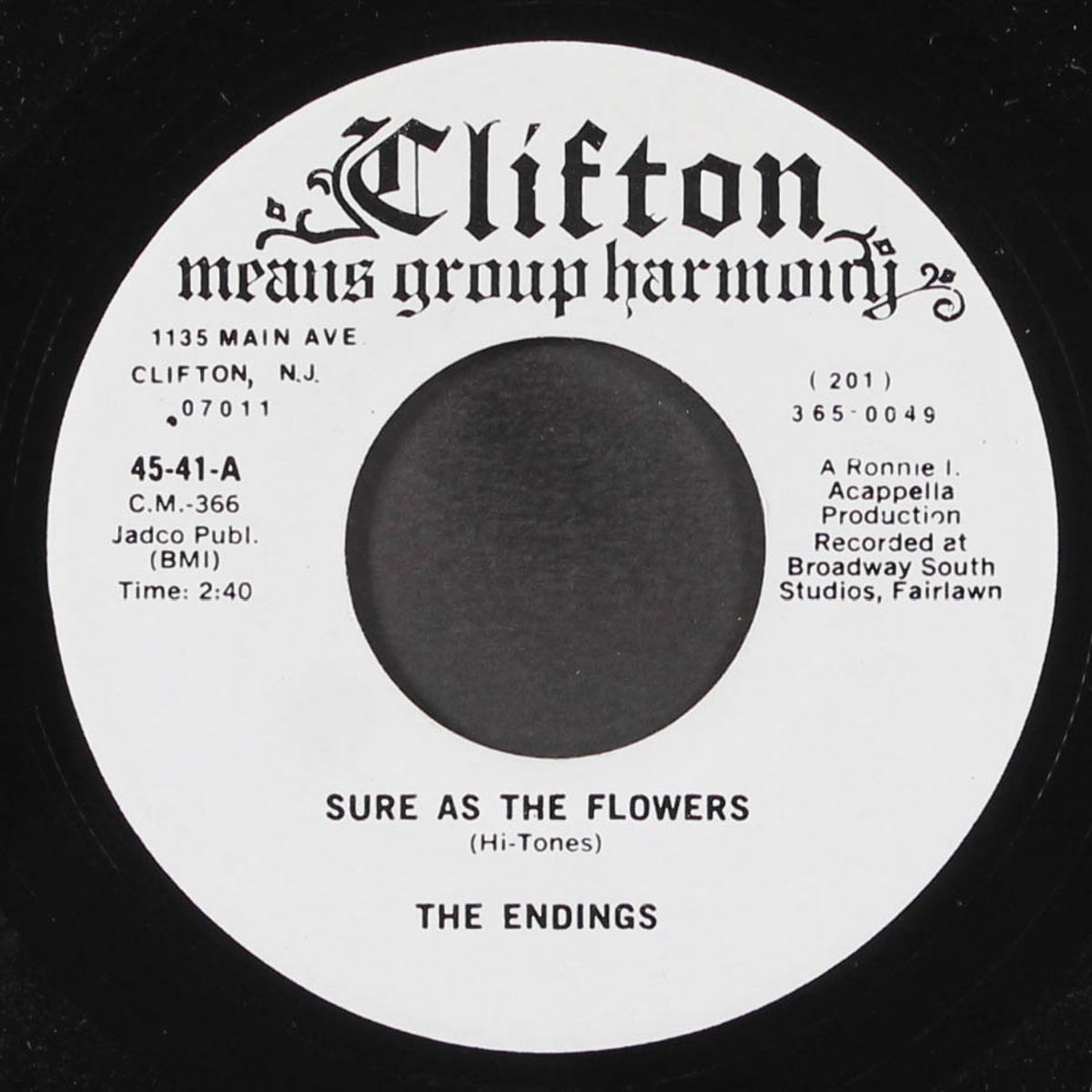 sure as the flowers / baby i love you by ENDINGS