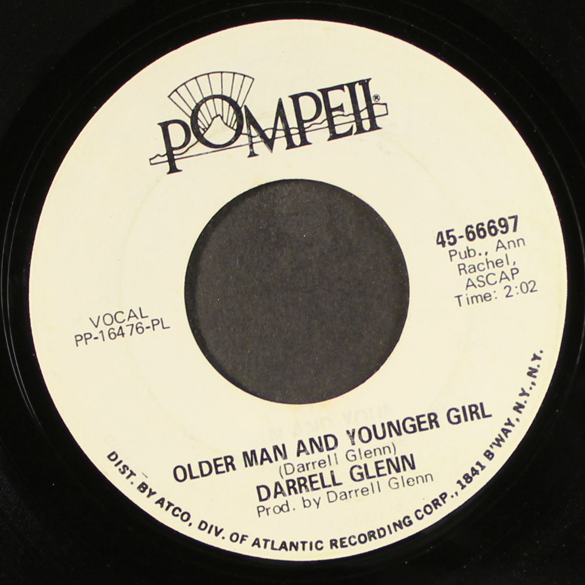 nancy loves me / older man younger girl by DARRELL GLENN