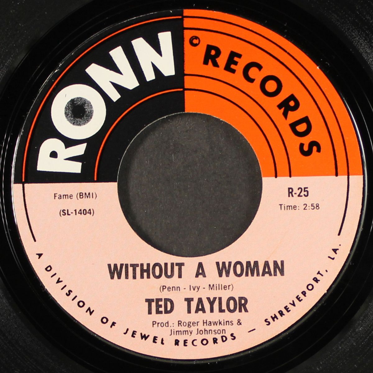 without a woman / honey lou by TED TAYLOR