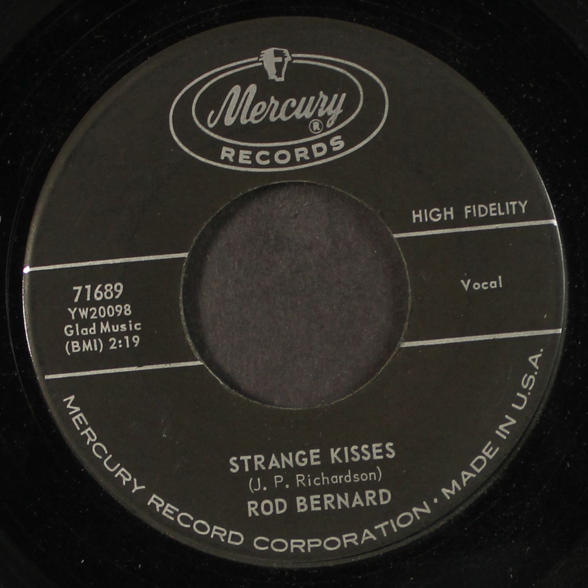 strange kisses / just a memory by ROD BERNARD