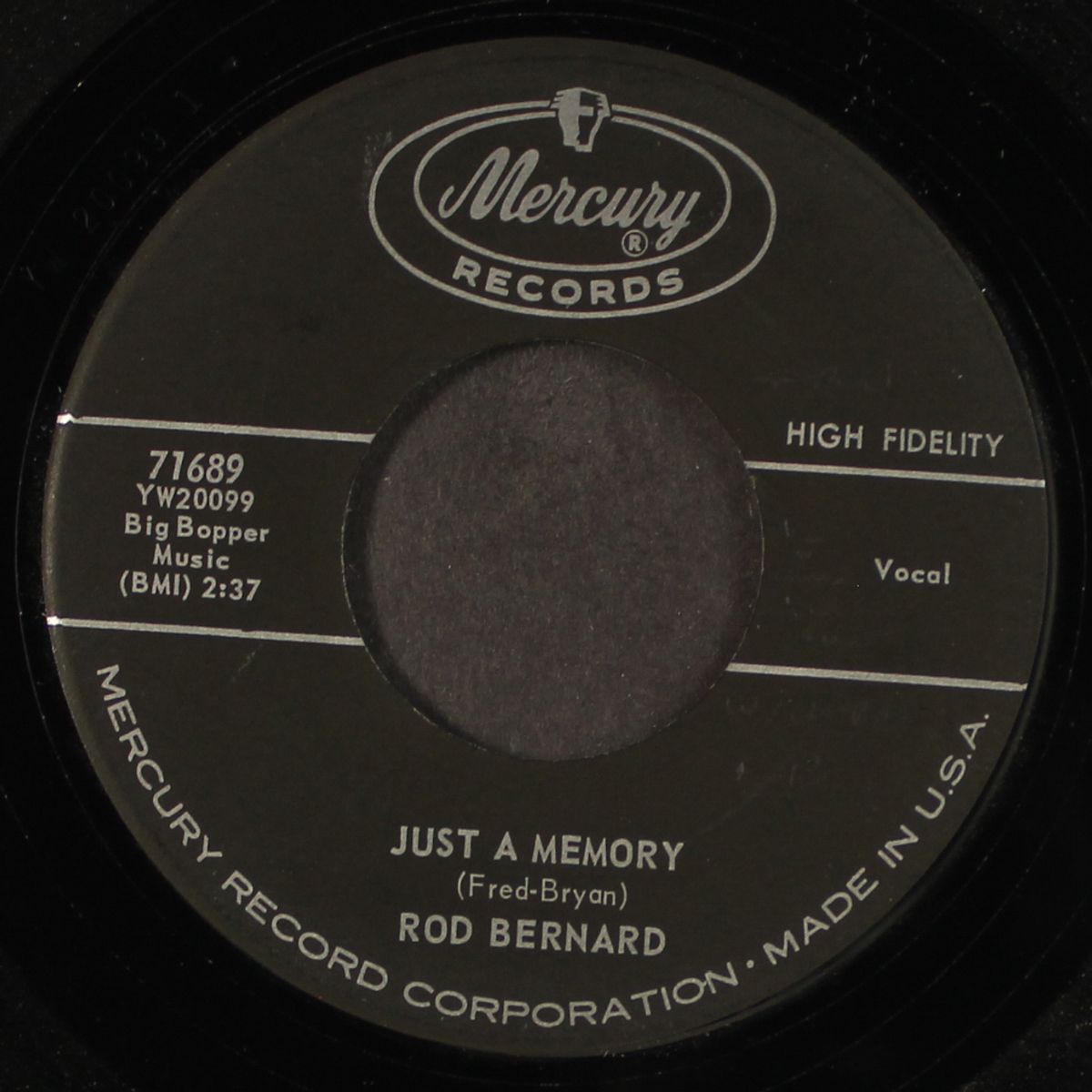 strange kisses / just a memory by ROD BERNARD