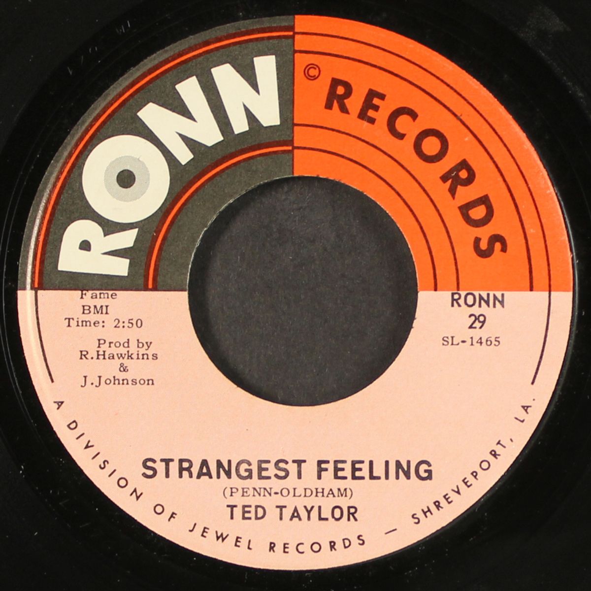 you got to feel it / strangest feeling by TED TAYLOR