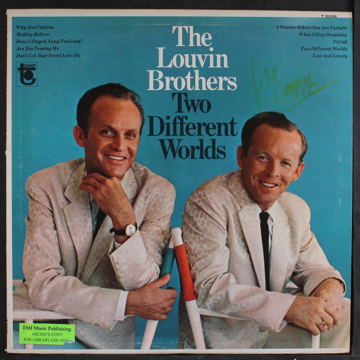two different worlds by LOUVIN BROTHERS