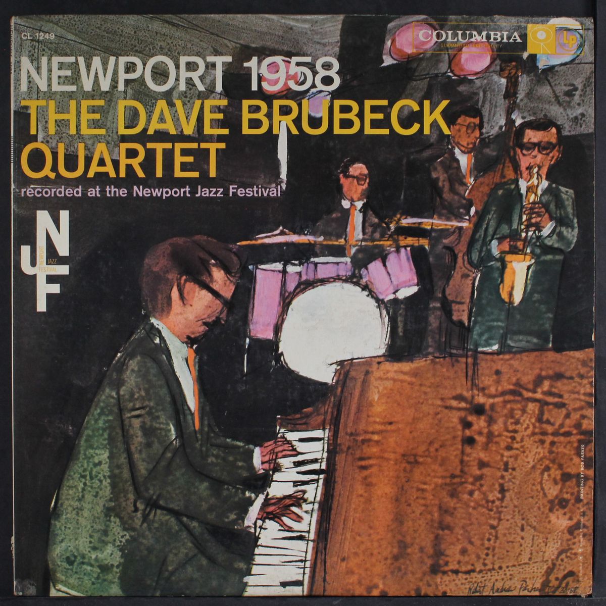 newport 1958 by DAVE BRUBECK