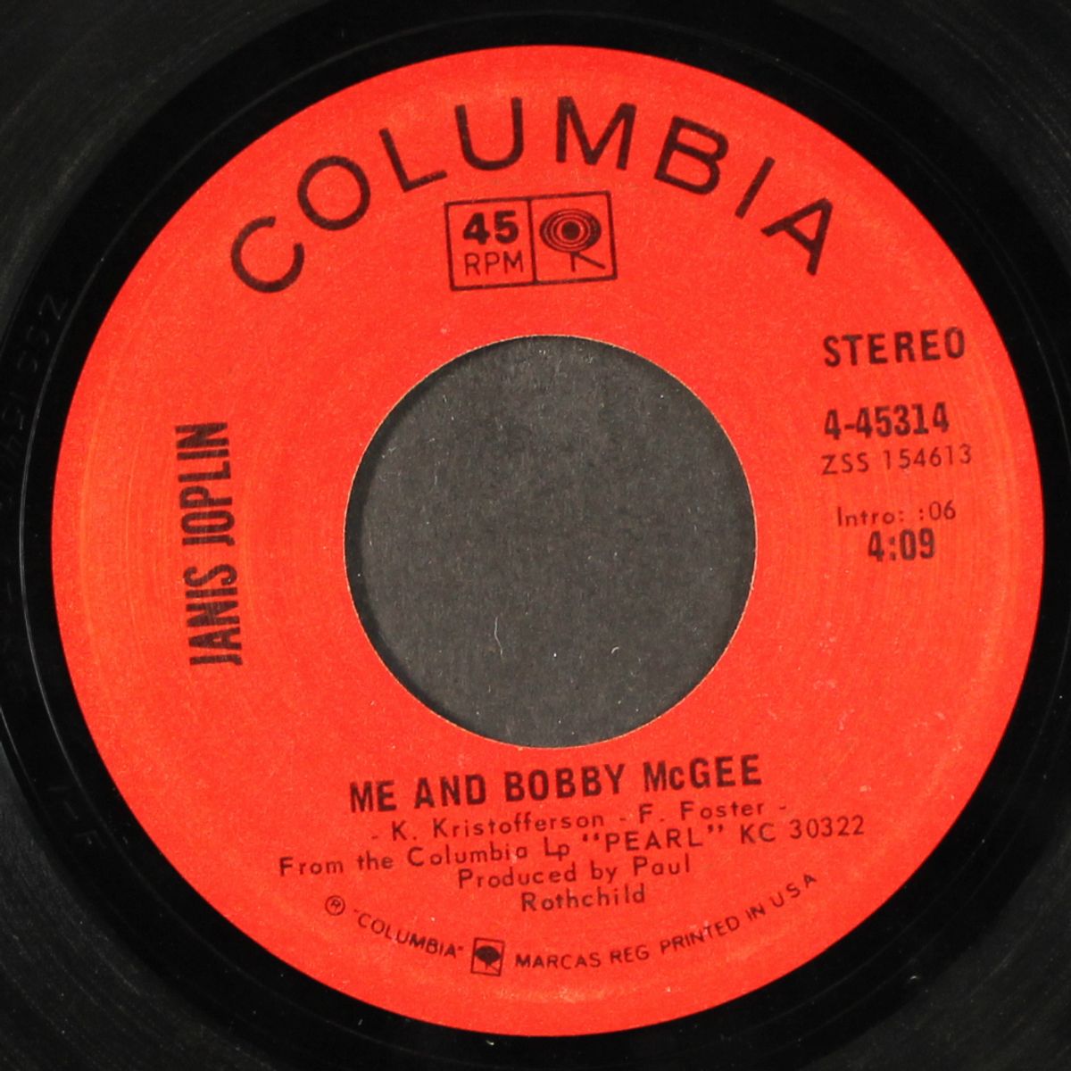 me and bobby mcgee / half moon by JANIS JOPLIN