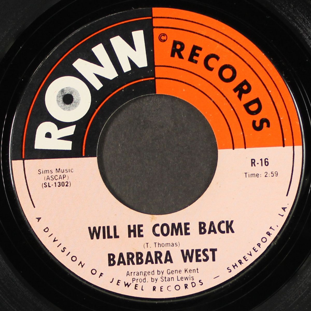 will he come back / the love of my man by BARBARA WEST