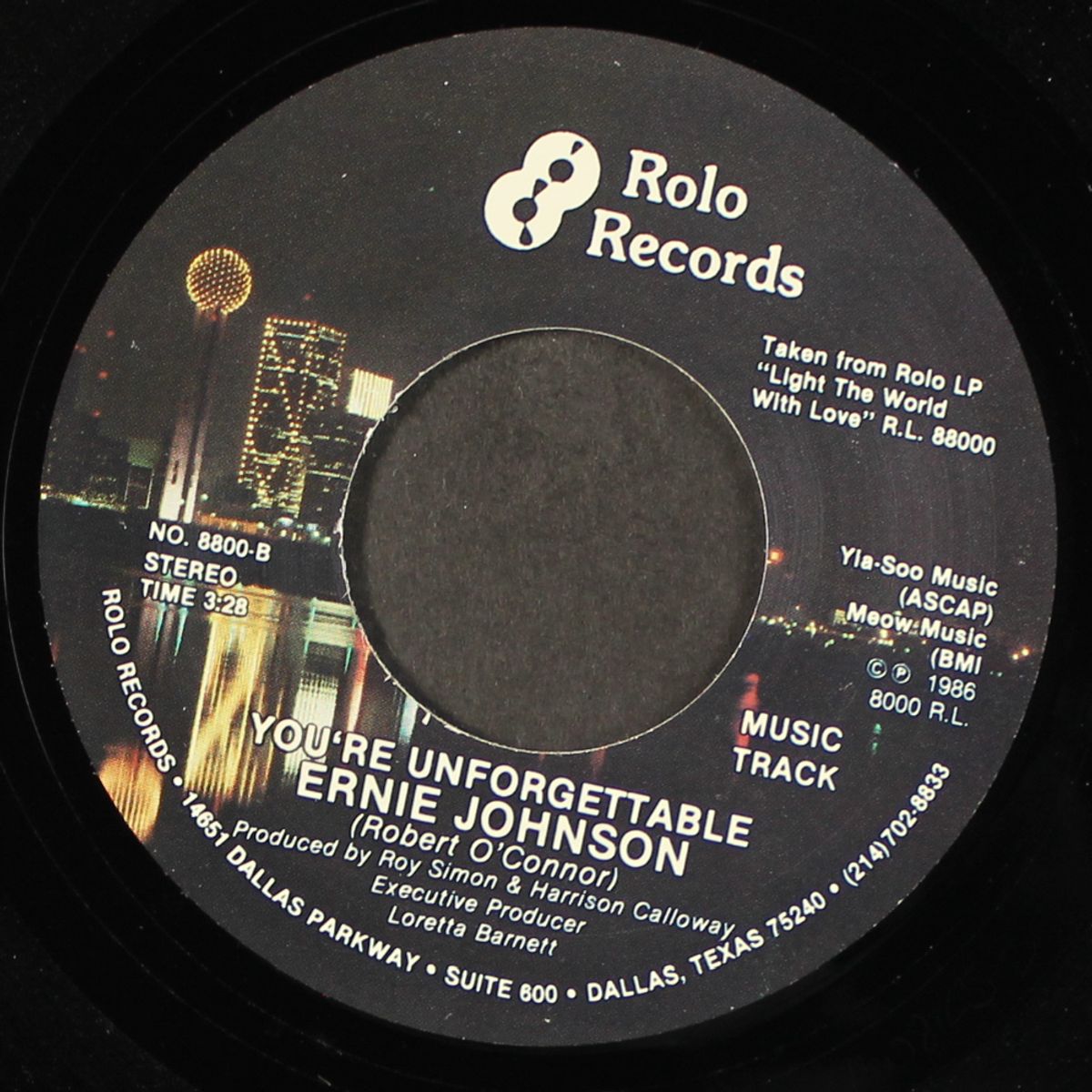 you're unforgettable / instrumental by ERNIE JOHNSON