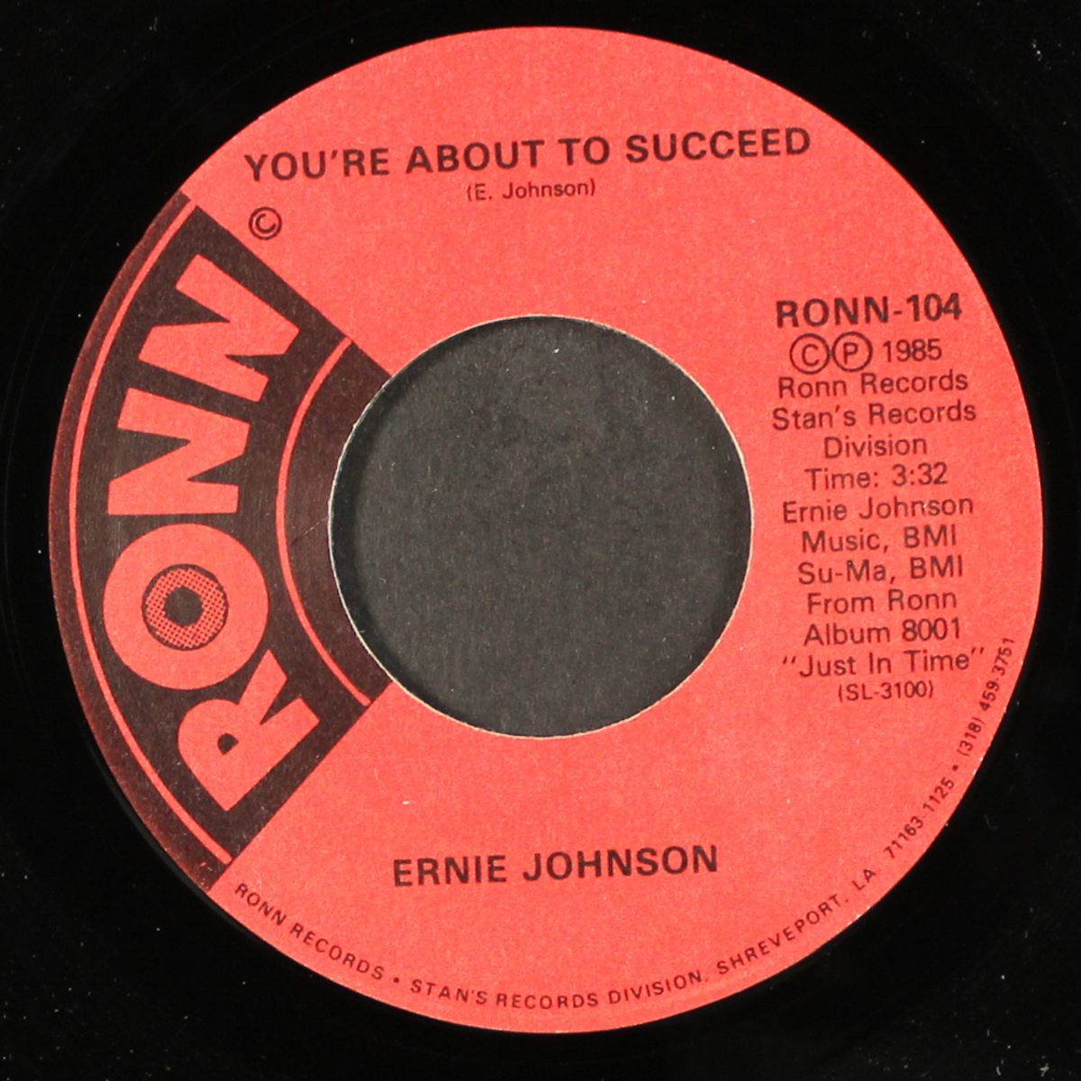 you're about to succeed / give me a little bit of your loving by ERNIE JOHNSON