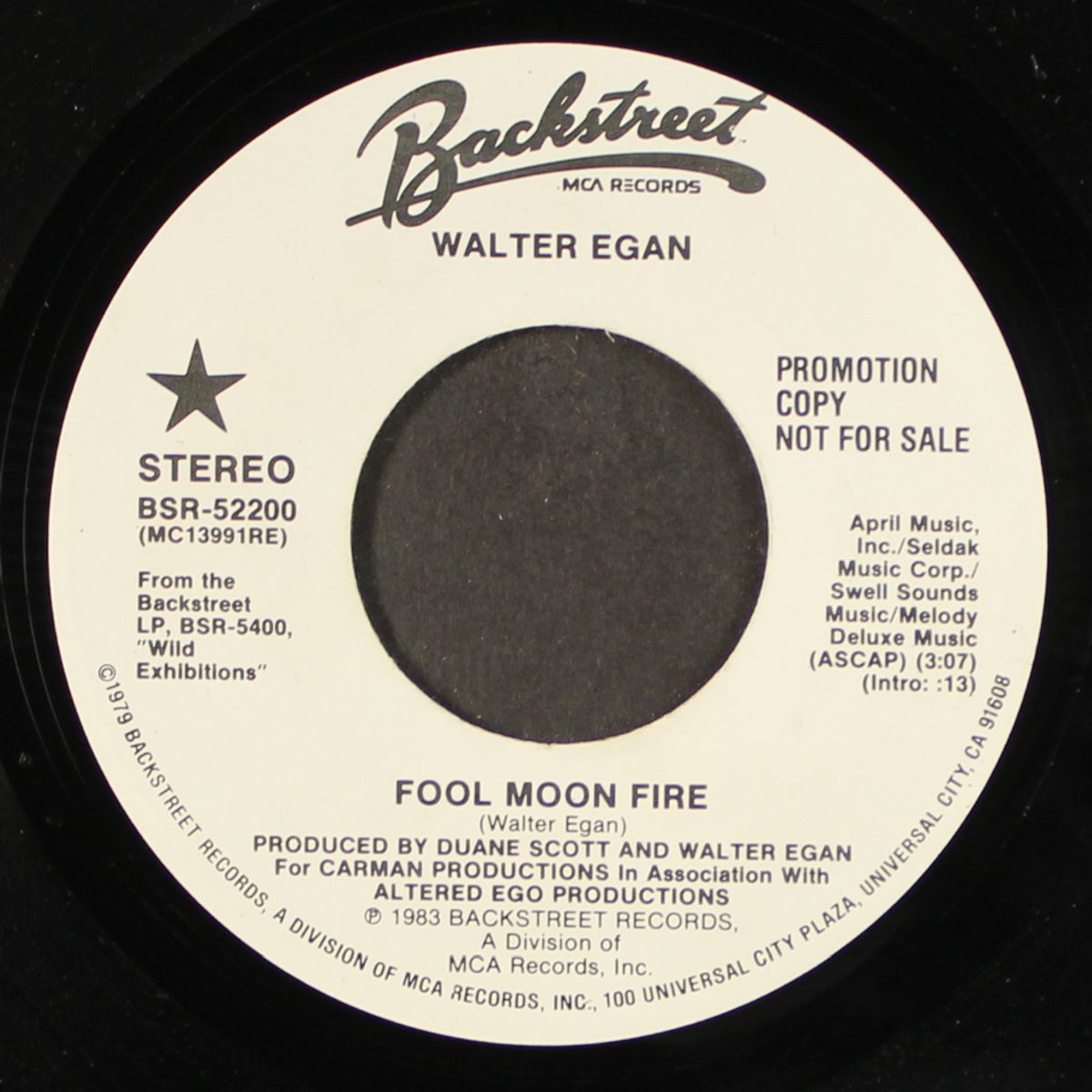 fool moon fire / tammy ann by WALTER EGAN