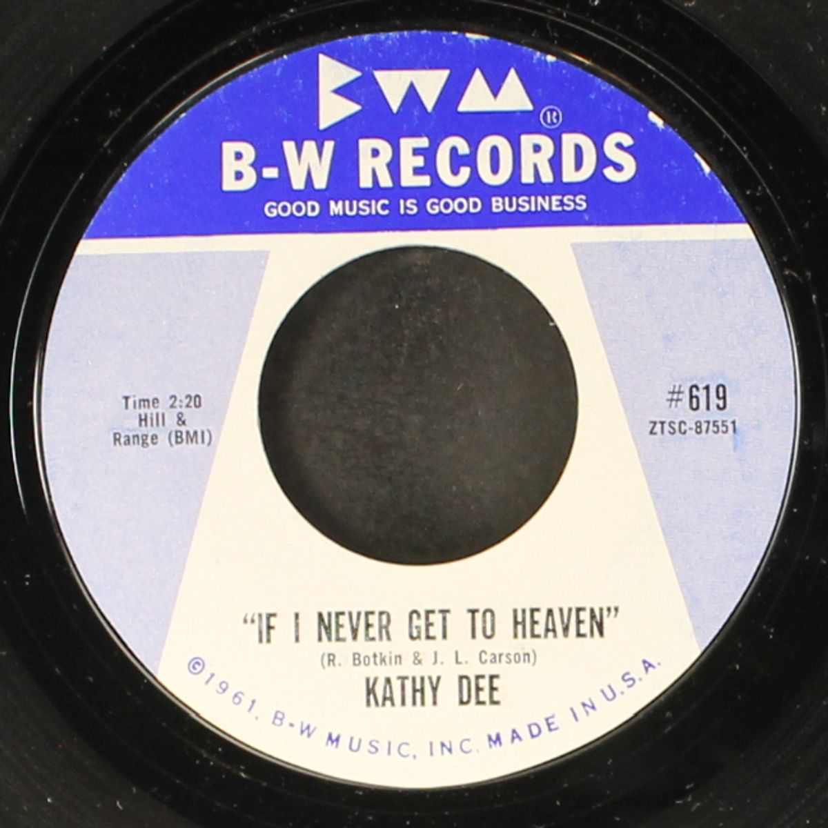 if i never get to heaven / teardrops in my heart by KATHY DEE