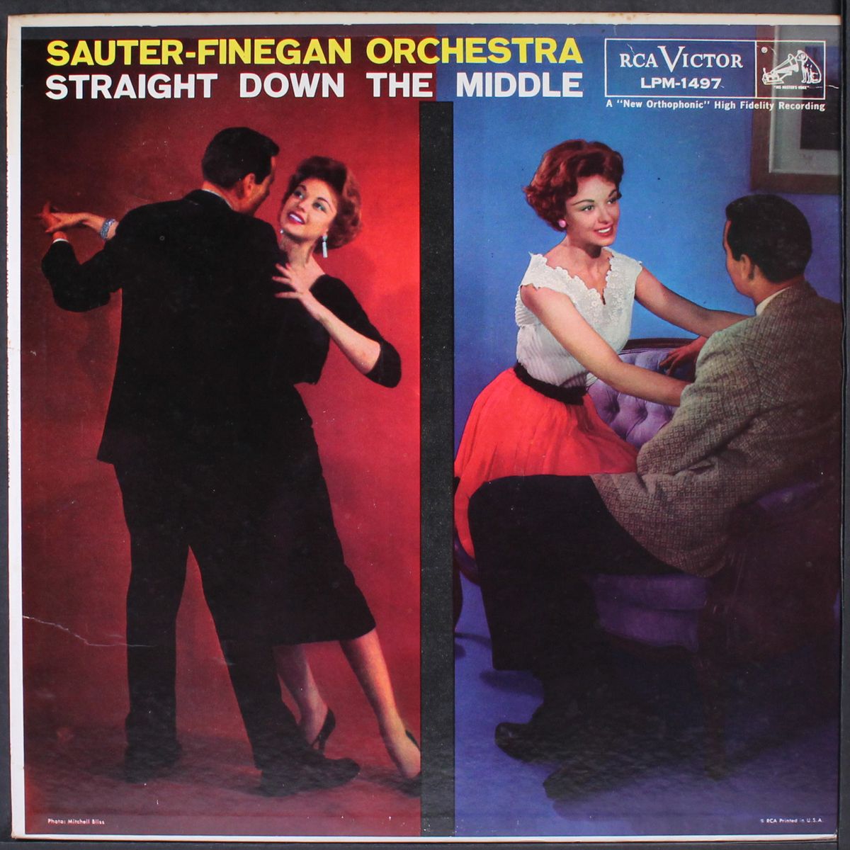 straight down the middle by SAUTER-FINEGAN ORCHESTRA