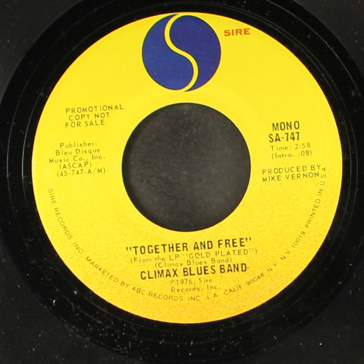 together & free / mono by CLIMAX BLUES BAND
