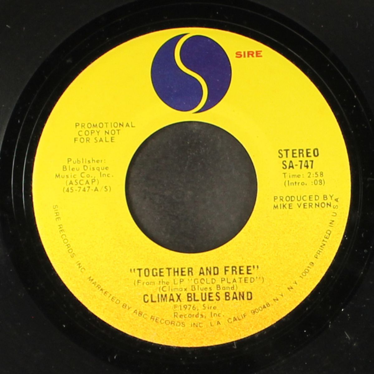 together & free / mono by CLIMAX BLUES BAND
