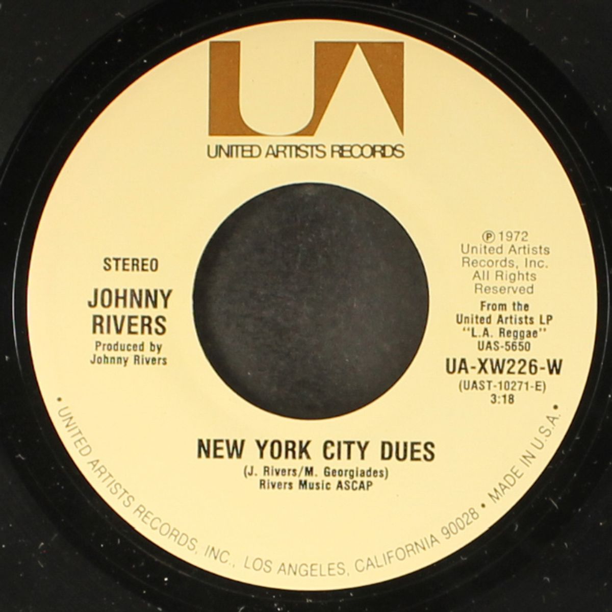 new york city dues / medley: searchin', so fine by JOHNNY RIVERS