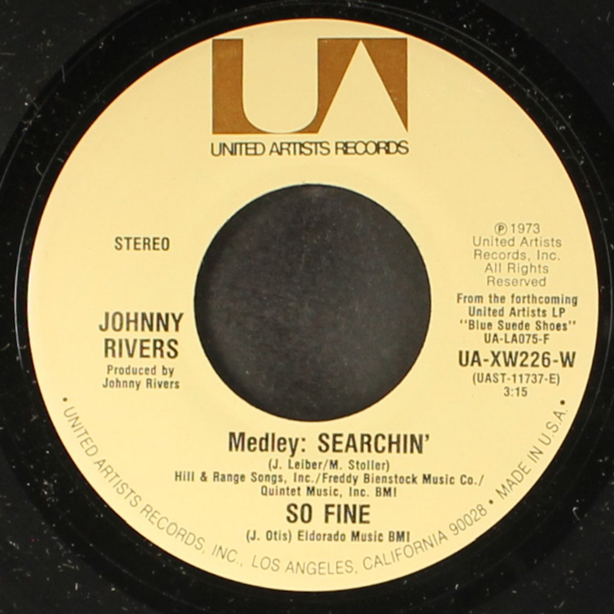 new york city dues / medley: searchin', so fine by JOHNNY RIVERS