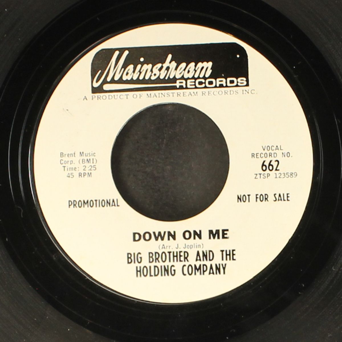 call on me / down on me by BIG BROTHER & THE HOLDING COMPANY