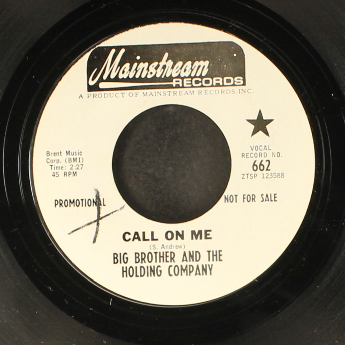 call on me / down on me by BIG BROTHER & THE HOLDING COMPANY
