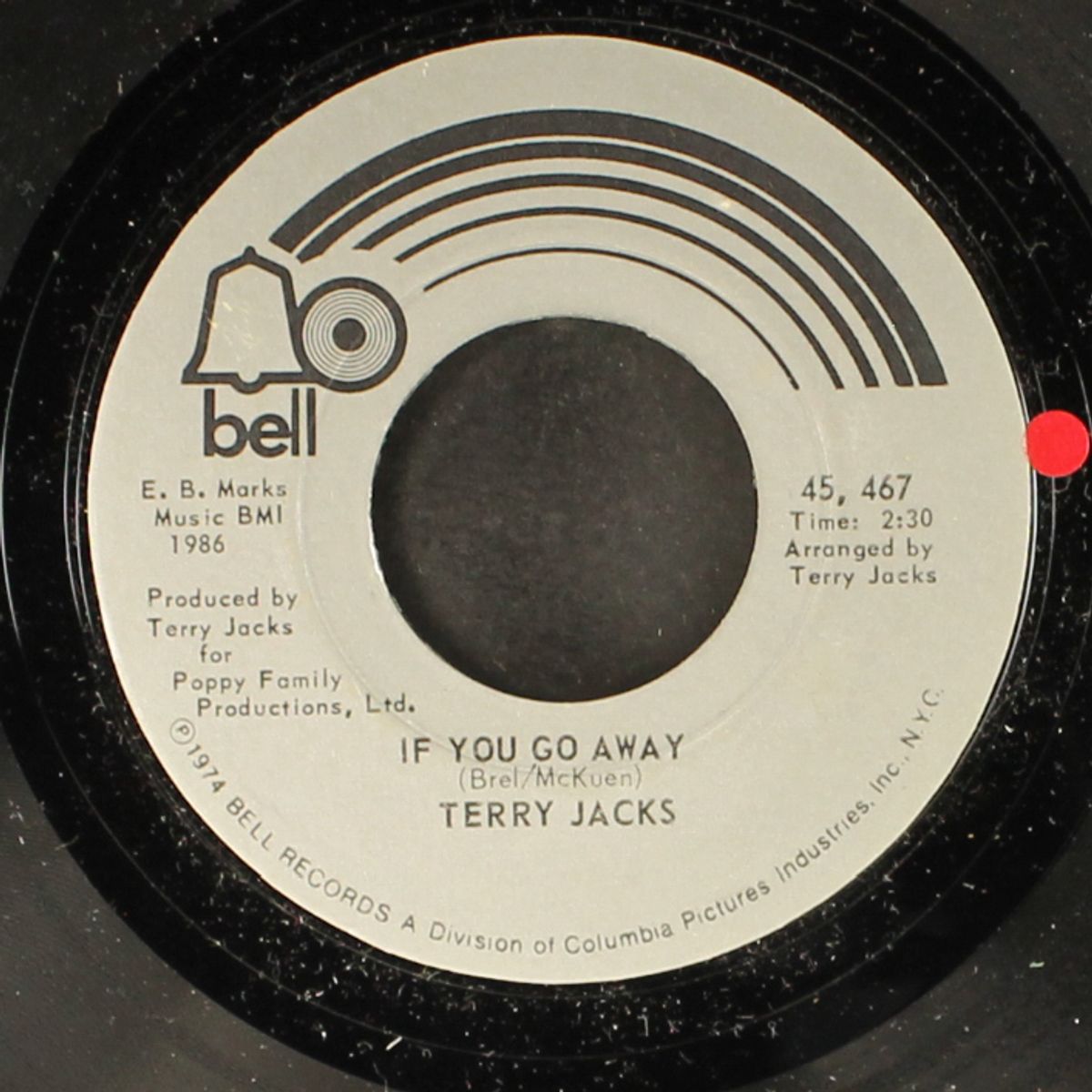 if you go away / me and you by TERRY JACKS
