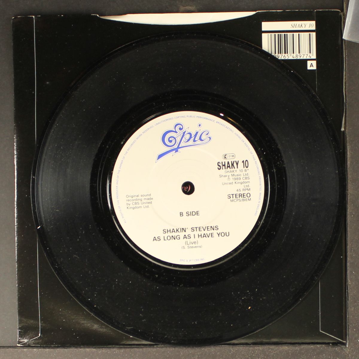 love attack / as long as i have you by SHAKIN' STEVENS