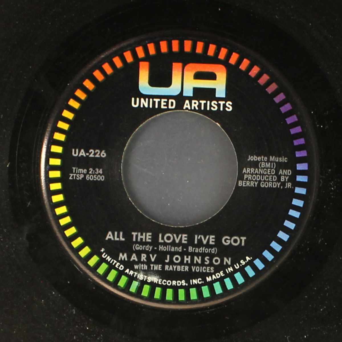 ain't gonna be that way / all the love i got by MARV JOHNSON
