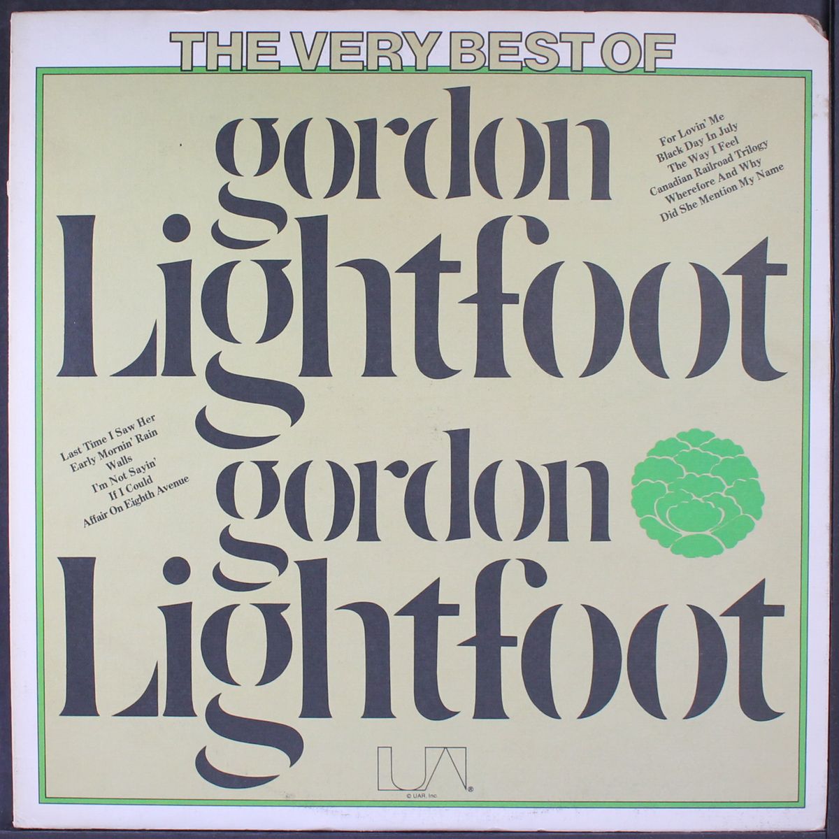 the very best of gordon lightfoot by GORDON LIGHTFOOT