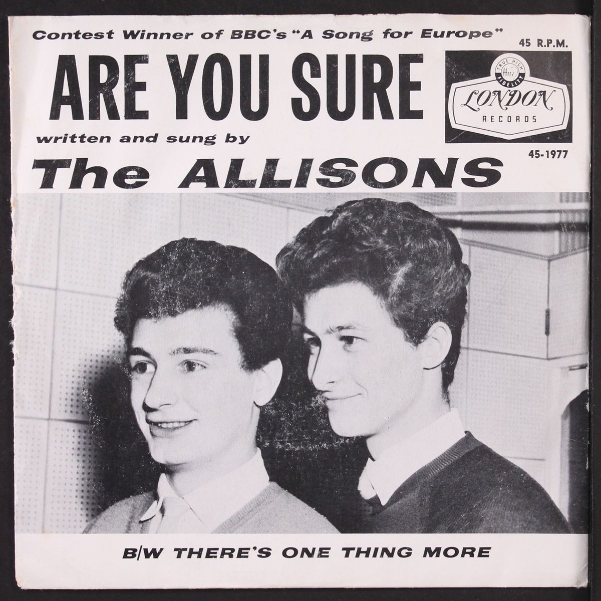 are you sure by ALLISONS