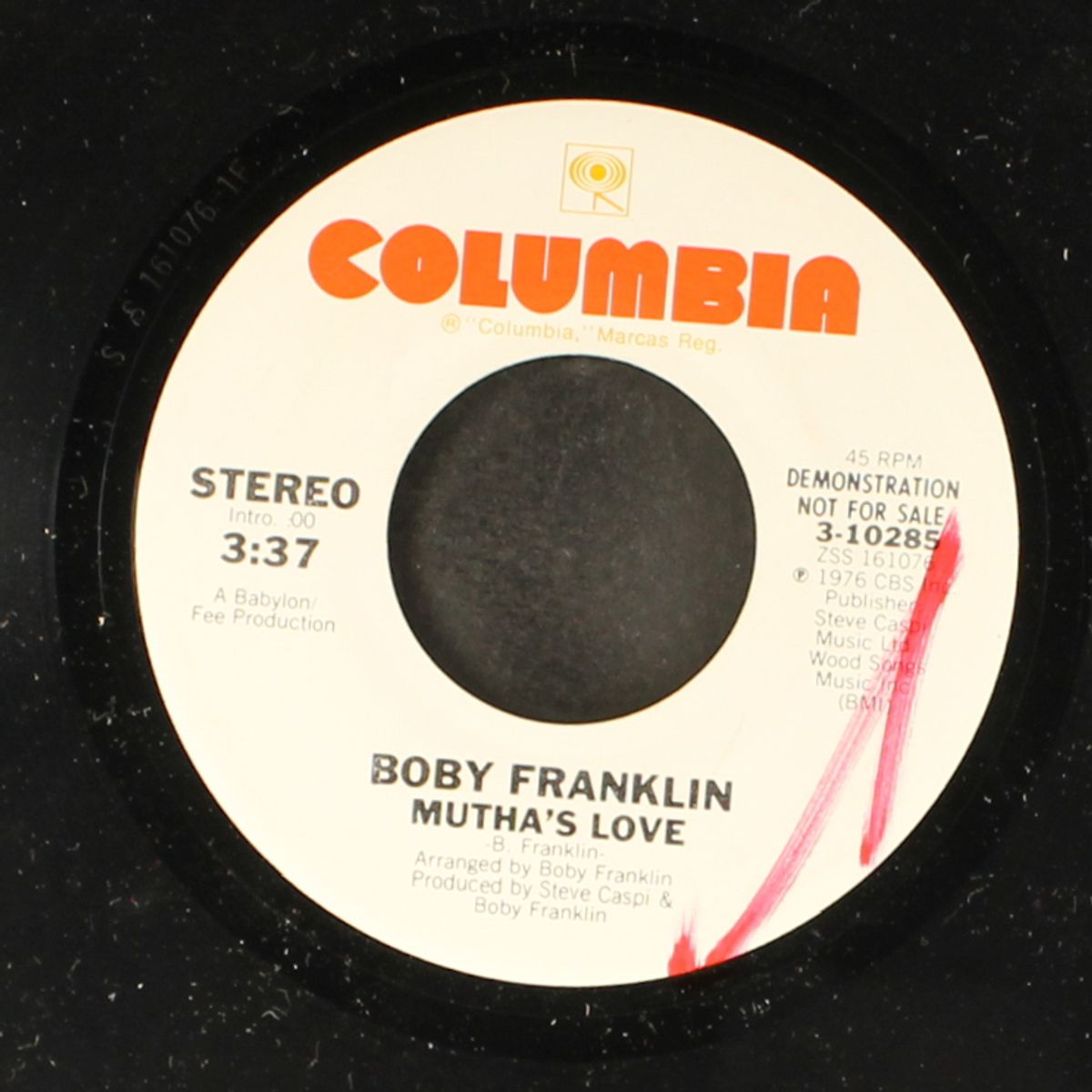 mutha's love / same by BOBY FRANKLIN
