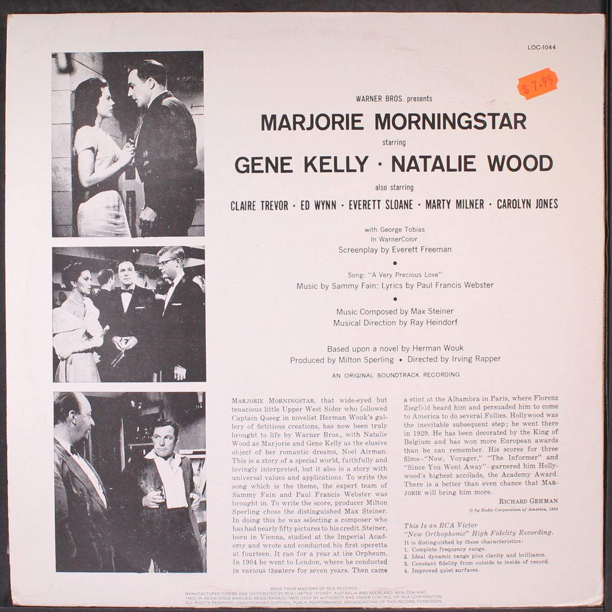 marjorie morningstar by SOUNDTRACK