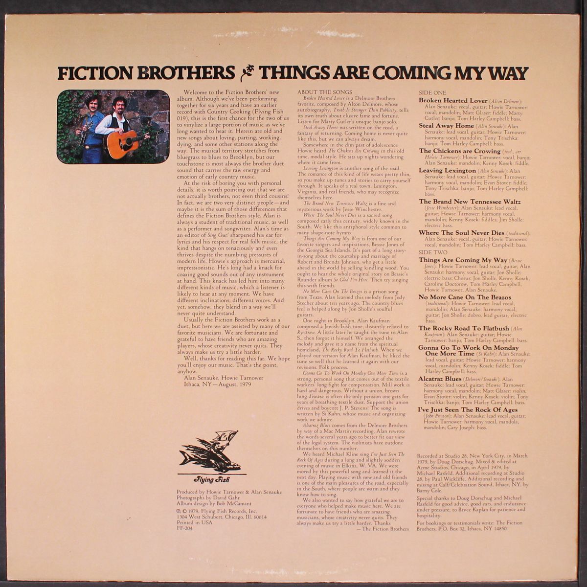 things are coming my way by FICTION BROTHERS