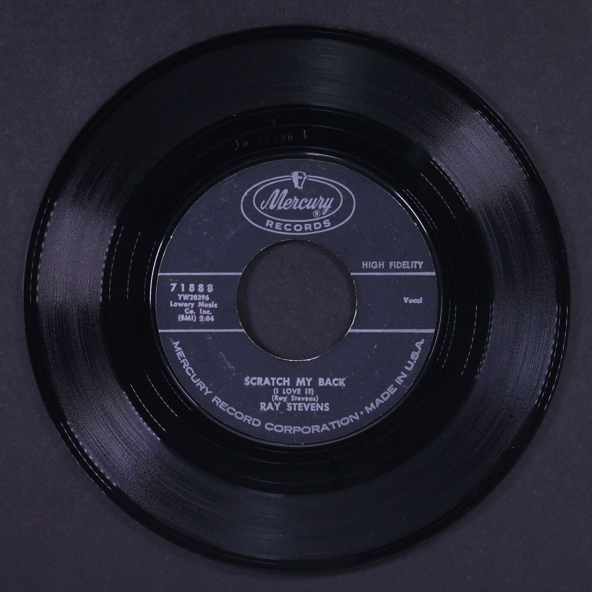 scratch my back / when you wish upon a star by RAY STEVENS