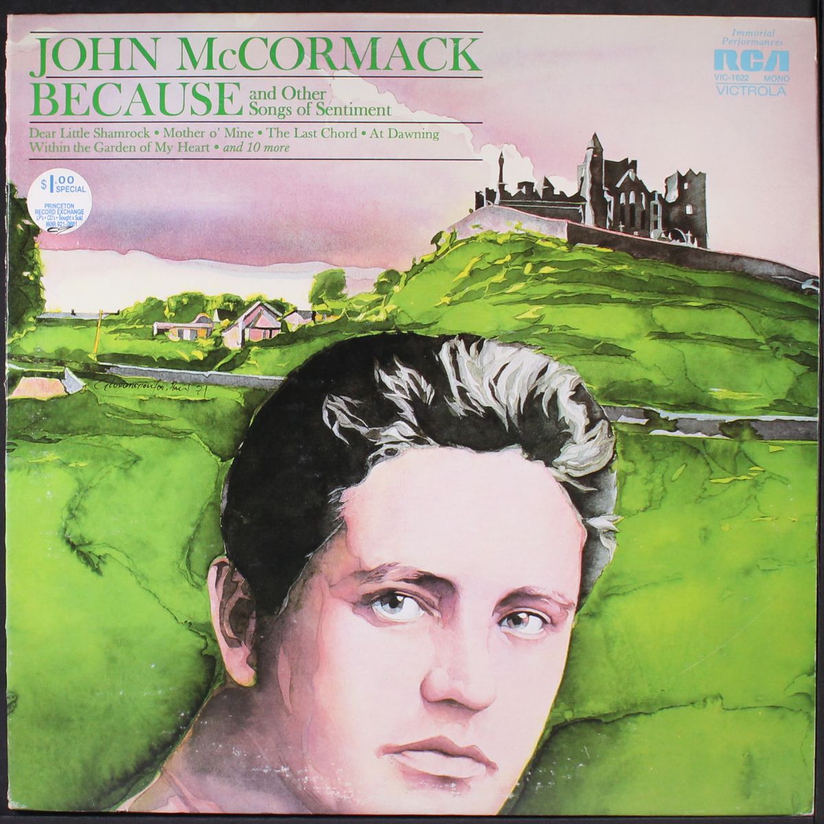 because, and other songs of sentiment by JOHN MCCORMACK