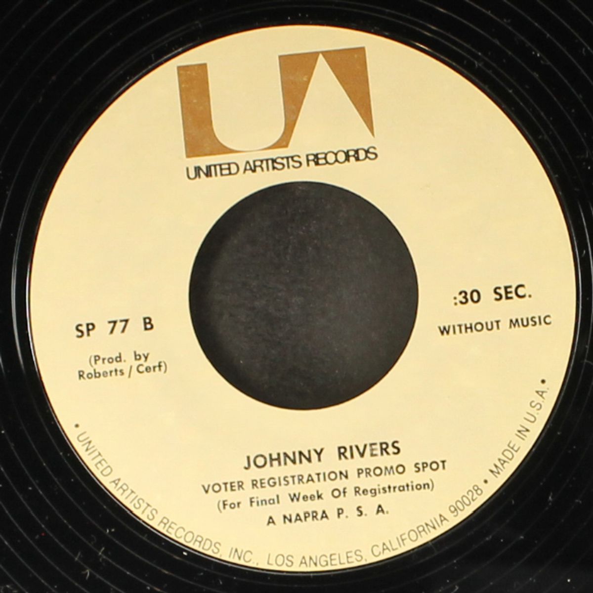 voter registration promo spot by JOHNNY RIVERS