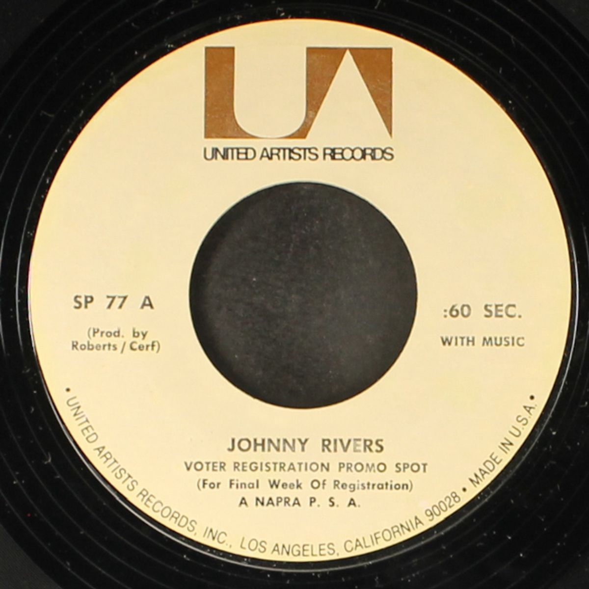 voter registration promo spot by JOHNNY RIVERS