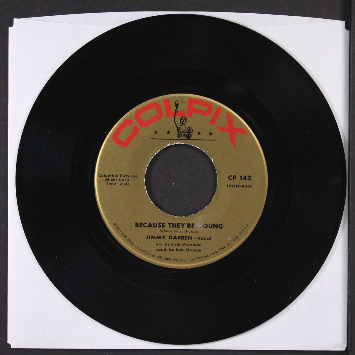 because they're young / tears in my eyes by JAMES DARREN