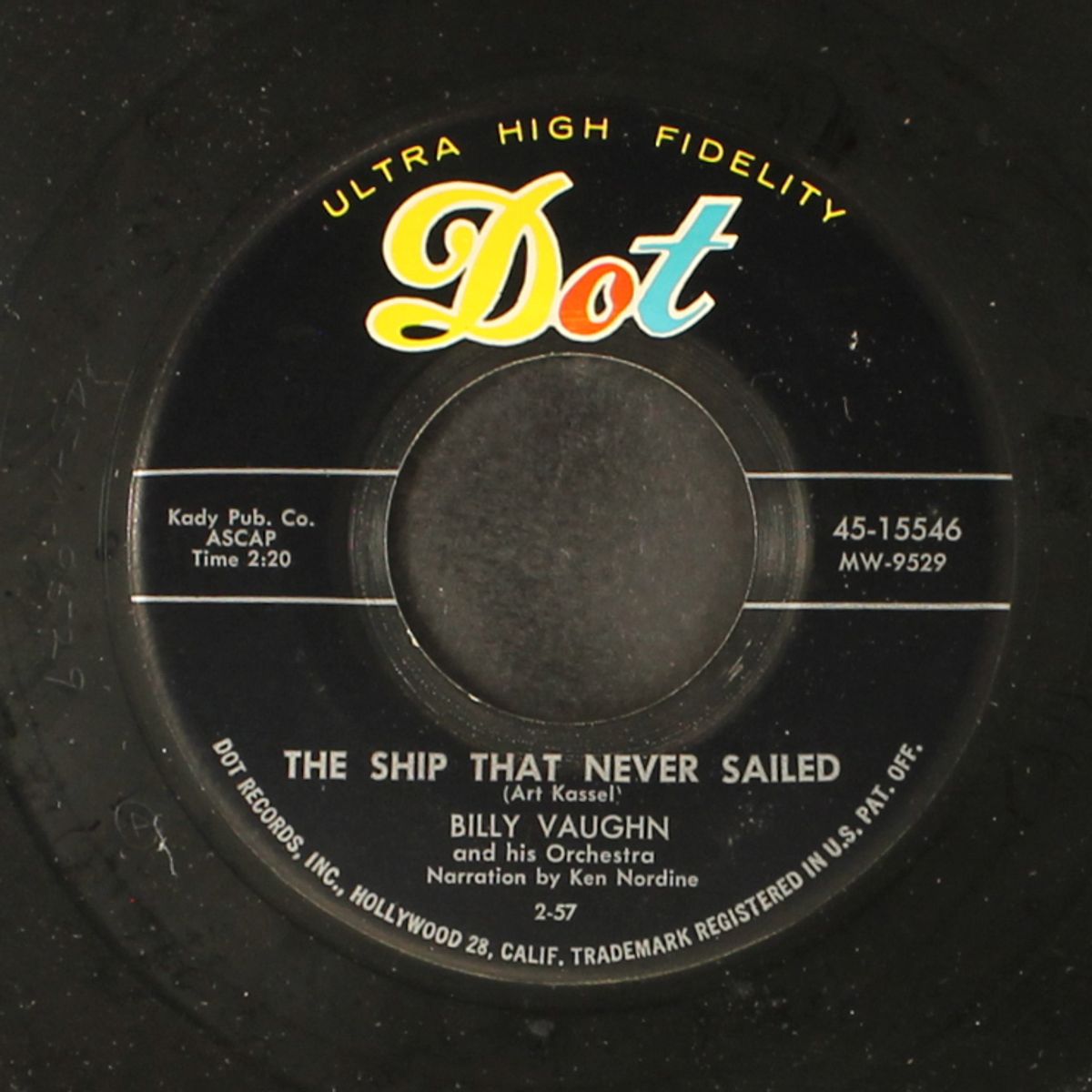the ship that never sailed by BILLY VAUGHN