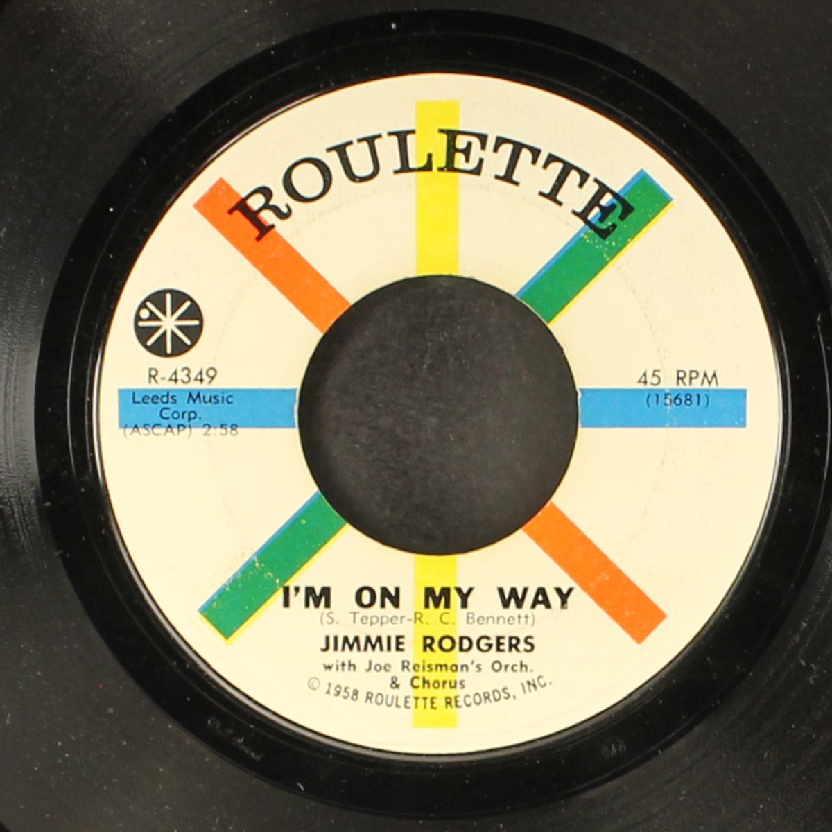 every time my heart sings / i'm on my way by JIMMIE RODGERS