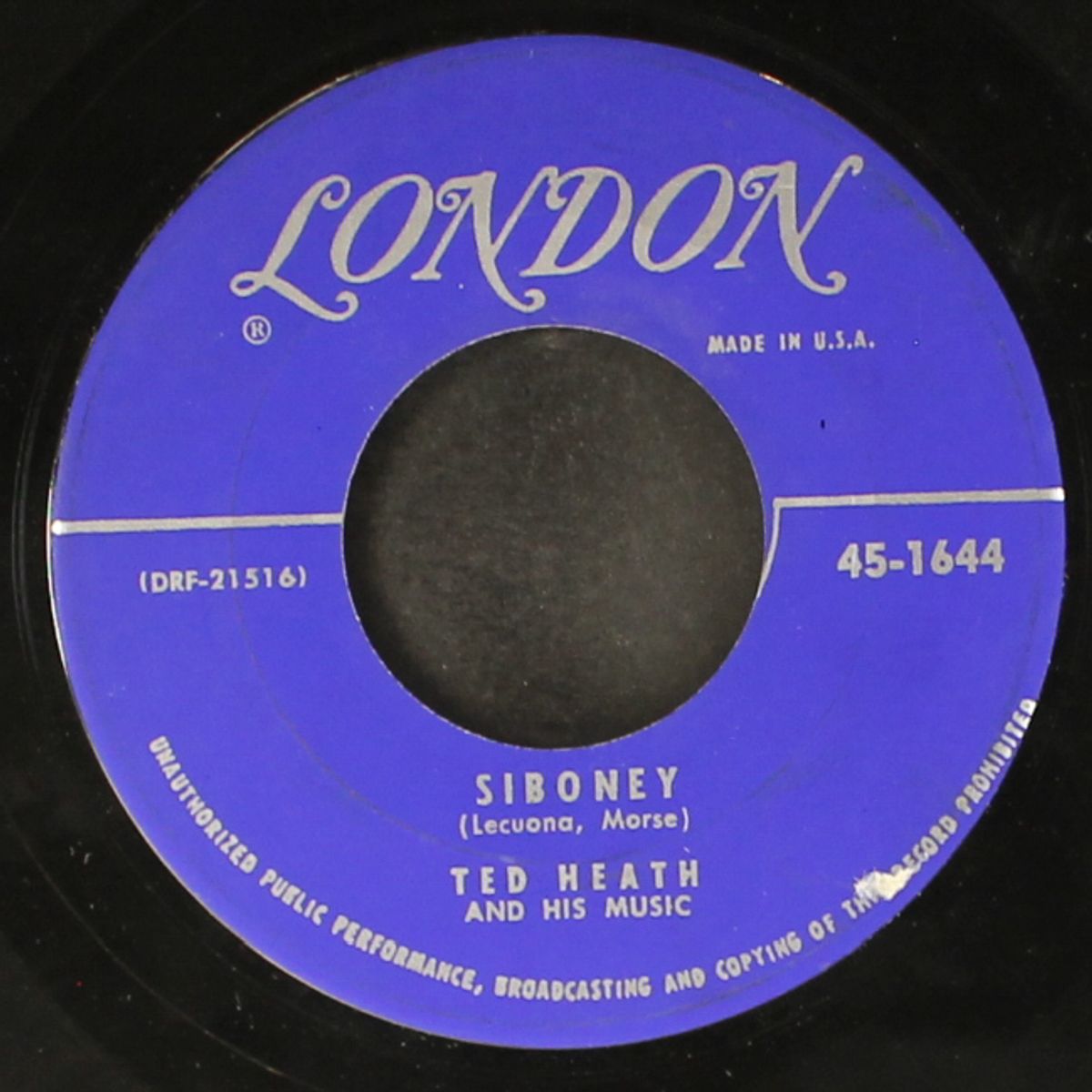 siboney / the man with the golden arm by TED HEATH
